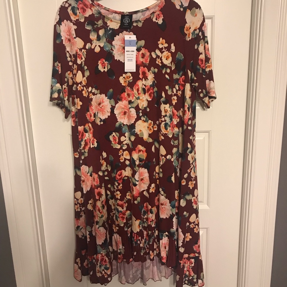 Ruffle tunic